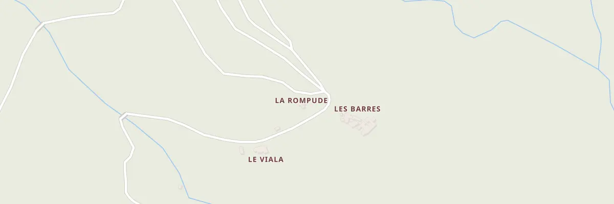 Plan du 5124 Le Viala à Ventalon en Cévennes
