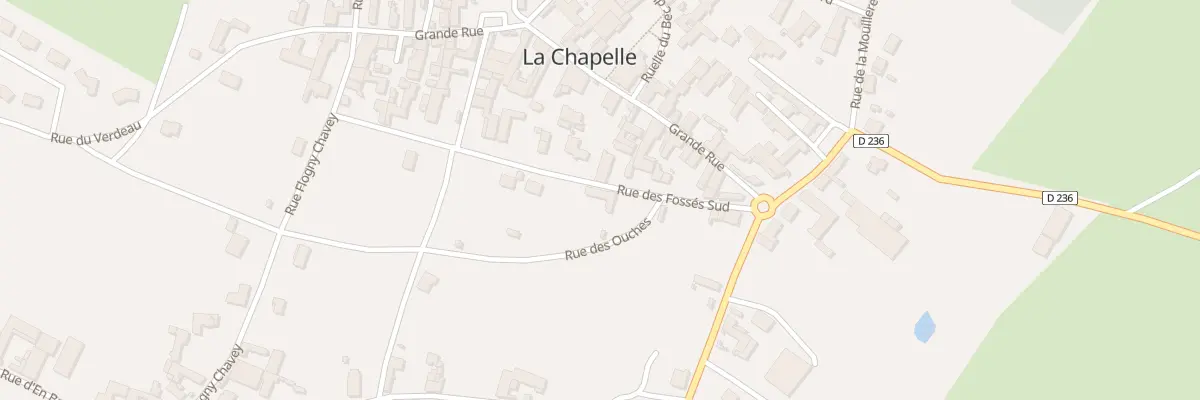 Plan du 16 Rue des Fosses Sud à Flogny-la-Chapelle
