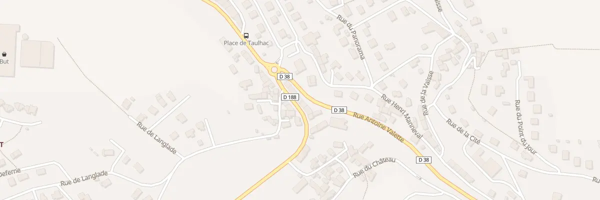 Plan du 8 Rue Antoine Valette au Puy-en-Velay
