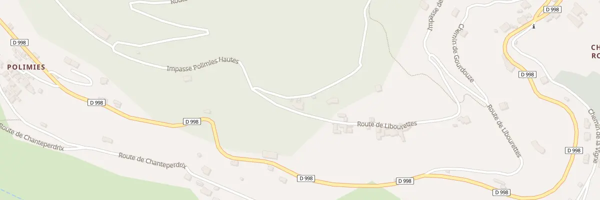Plan du 850 Rte de Libourette à Vialas