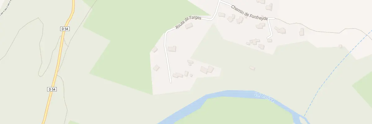 Plan du 9016 Rte des Farges à Coubon