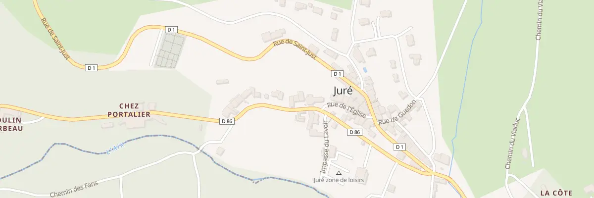 Plan du 242 Rue des Jonquilles à Juré