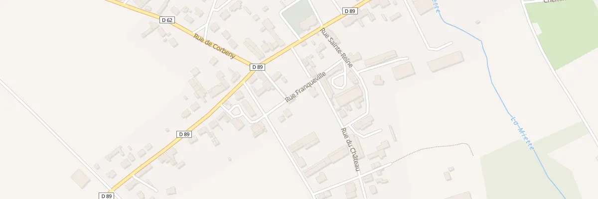 Plan du 2 Rue Franqueville à Juvincourt-et-Damary