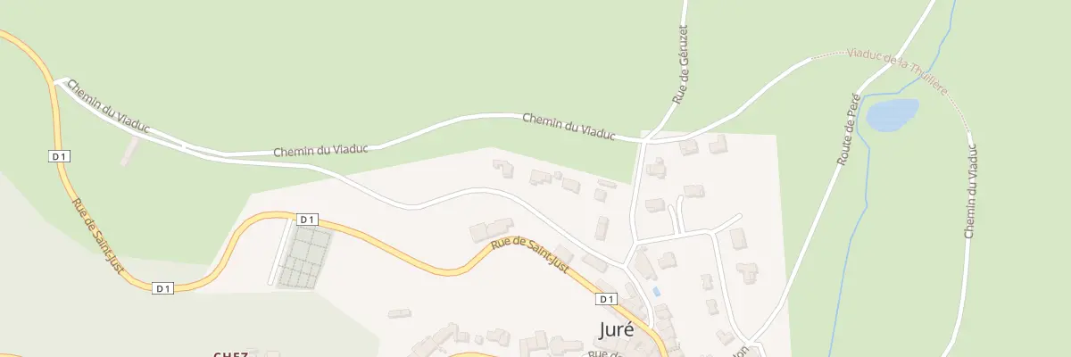 Plan du 186 Rue de la Croix Saint Just à Juré