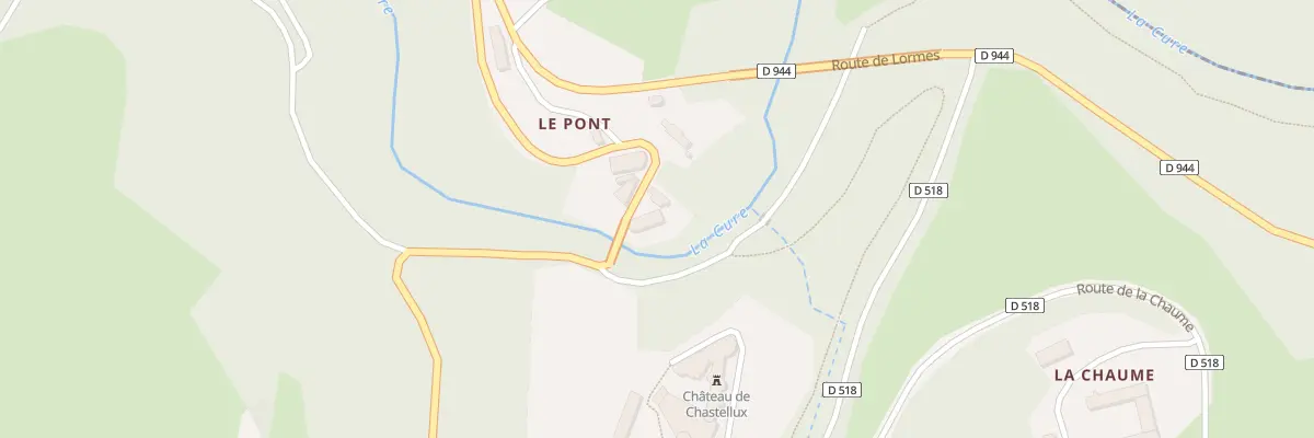Plan du 2 Rte de la Faye à Chastellux-sur-Cure