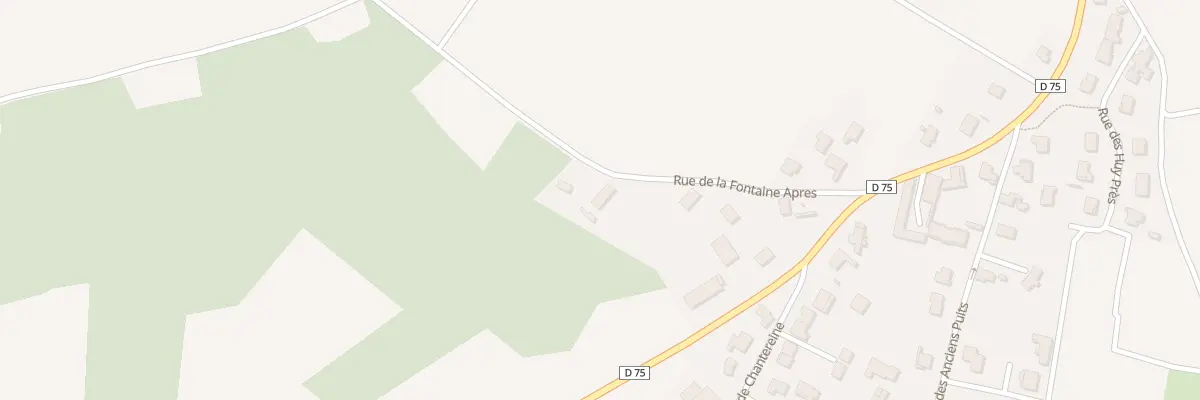 Plan du 9001 Rue de la Fontaine Apres à Trigny