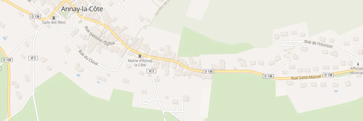 Plan du 23 Rue Saint-Marcel à Annay-la-Côte