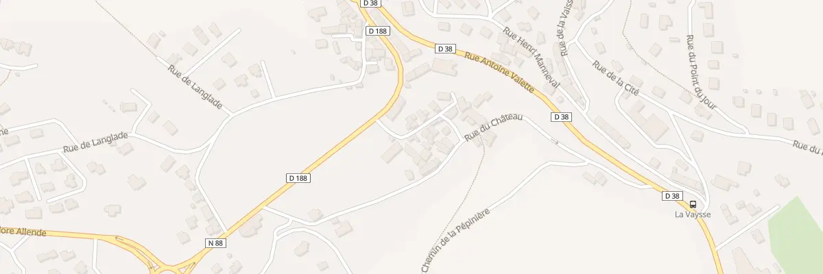 Plan du 6 Rue du Four Vieux au Puy-en-Velay