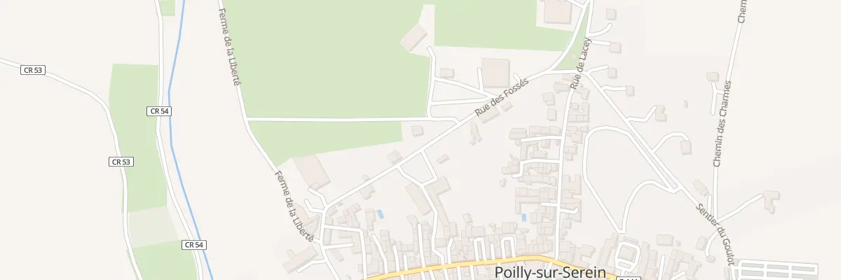 Plan du 9 Rue des Fossés à Poilly-sur-Serein