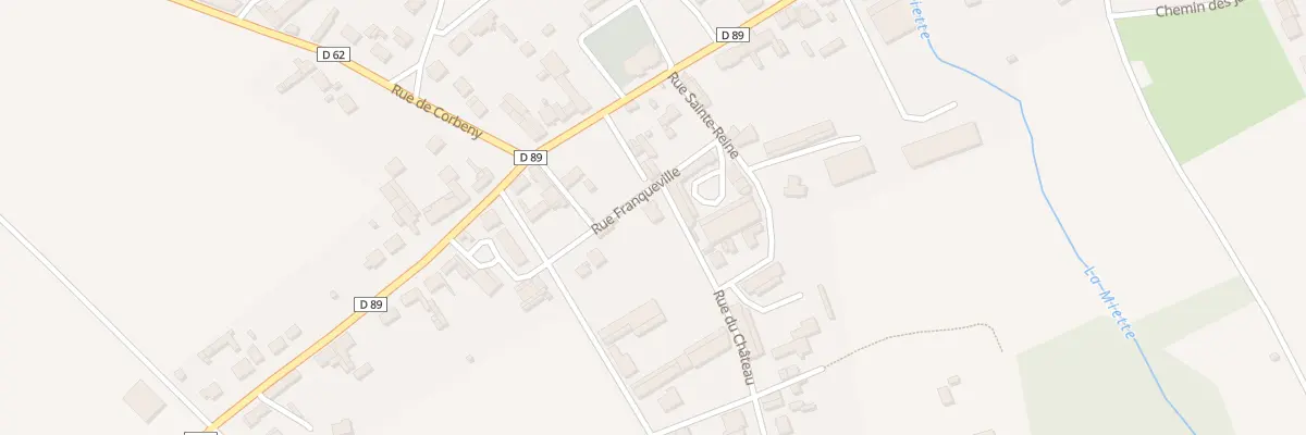 Plan du 2 Rue du Château à Juvincourt-et-Damary