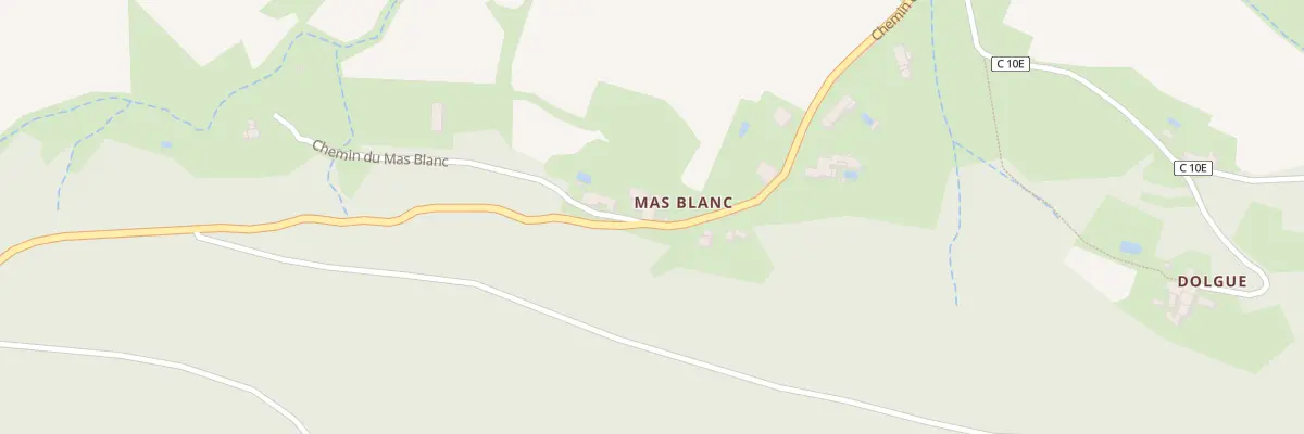 Plan du 298 Ham du Mas Blanc à Claret