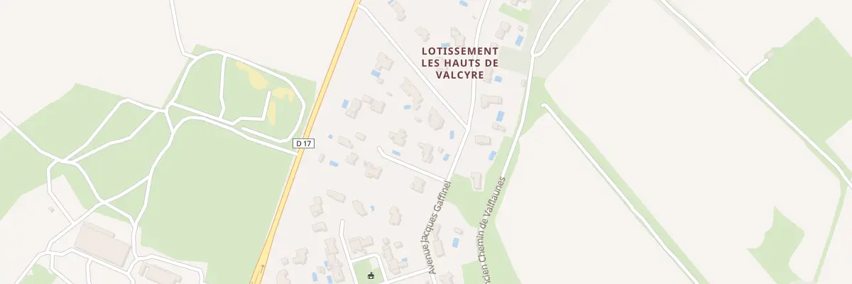Plan du 10 Rue du Carrignan à Valflaunès