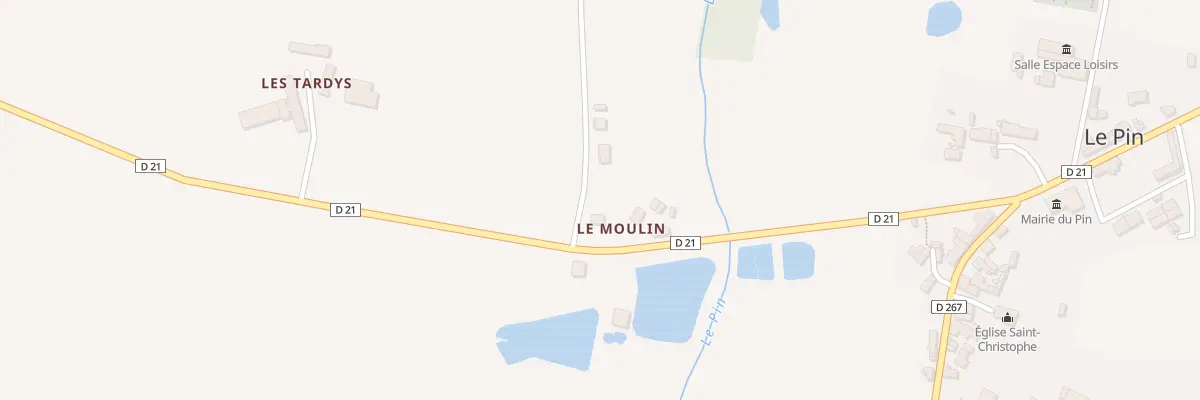 Plan du 5109A Le Moulin au Pin