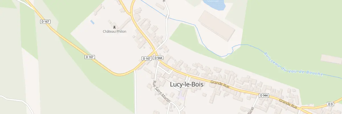 Plan du 74 Gr Grande Rue à Lucy-le-Bois