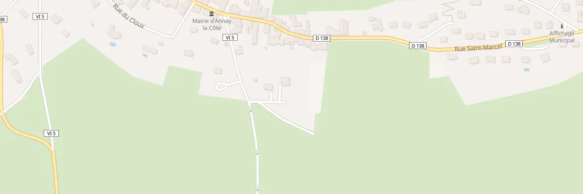 Plan du 7 Rue de la Montée à Annay-la-Côte
