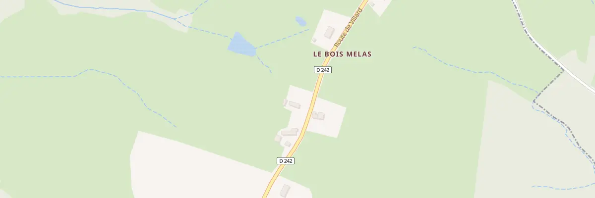 Plan du 5360 Le Bois Melas à Saint-Agnan