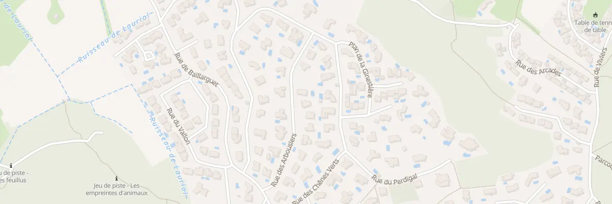 Plan du 162 Rue des Arbousiers à Clapiers