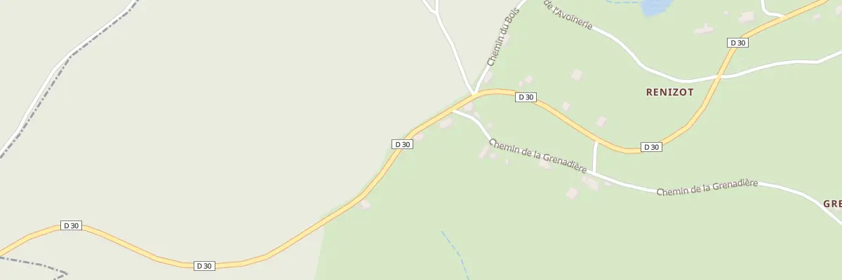 Plan du 2095 Rte de Ternant à Tazilly