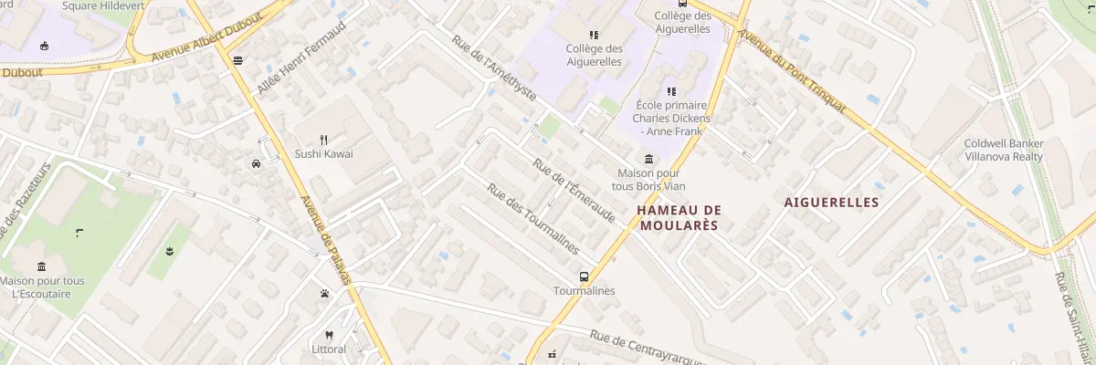 Plan du 2 Rue du Saphir à Montpellier