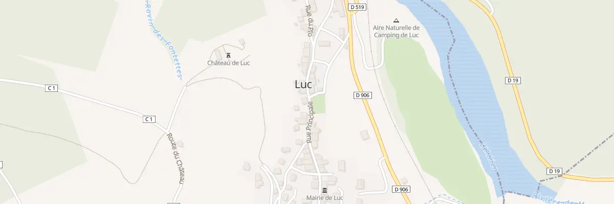 Plan du 5088 Luc Village à Luc