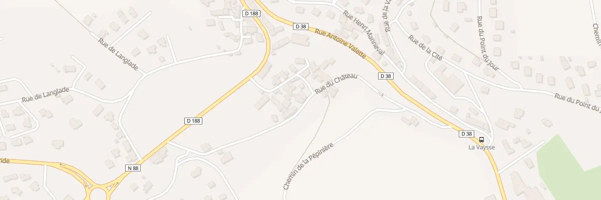 Plan du 20 Rue du Four Vieux au Puy-en-Velay