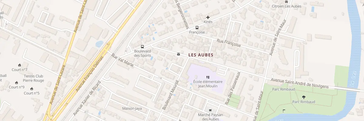 Plan du 13 Bd Mounié à Montpellier