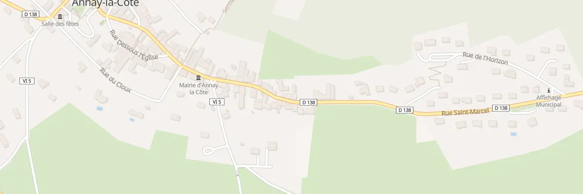 Plan du 27 Rue St Marcel à Annay-la-Côte