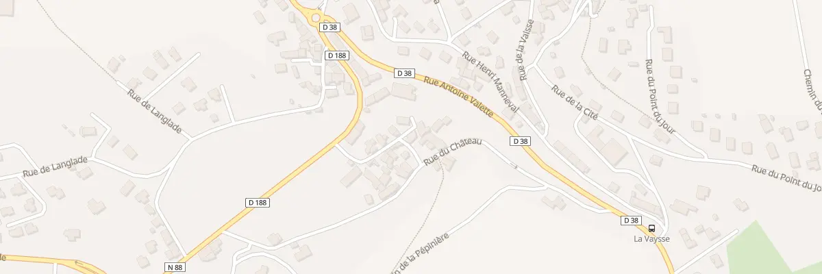 Plan du 19 Rue du Four Vieux au Puy-en-Velay