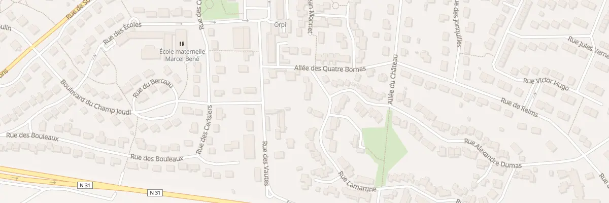 Plan du 12 Rue Lamartine à Muizon