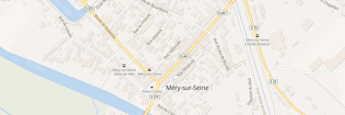 Plan du 15 Rue du Professeur Pinard à Méry-sur-Seine