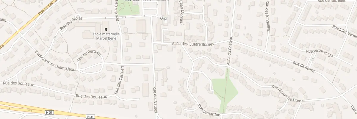 Plan du 10 Rue Lamartine à Muizon