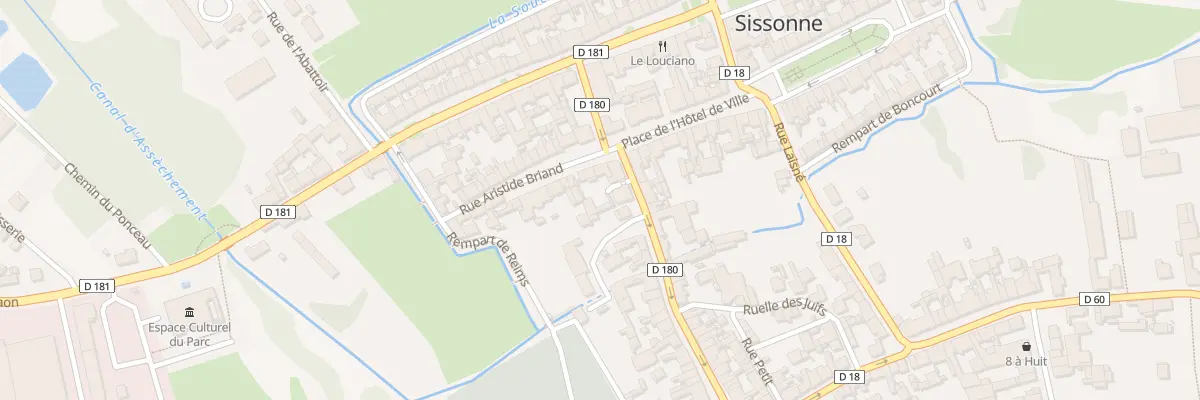 Plan du 37 Rue du Général de Gaulle à Sissonne