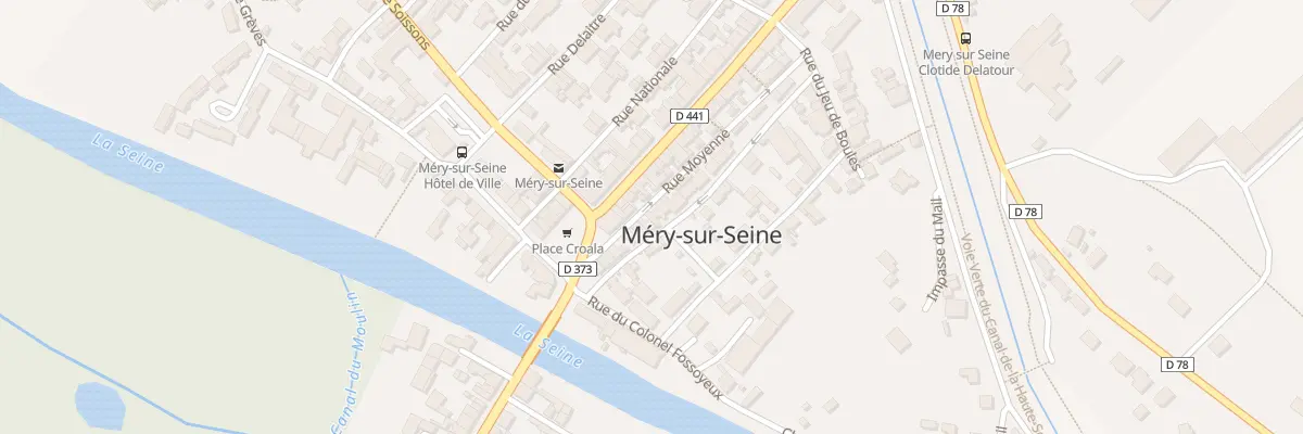 Plan du 11B Rue Chevalot à Méry-sur-Seine