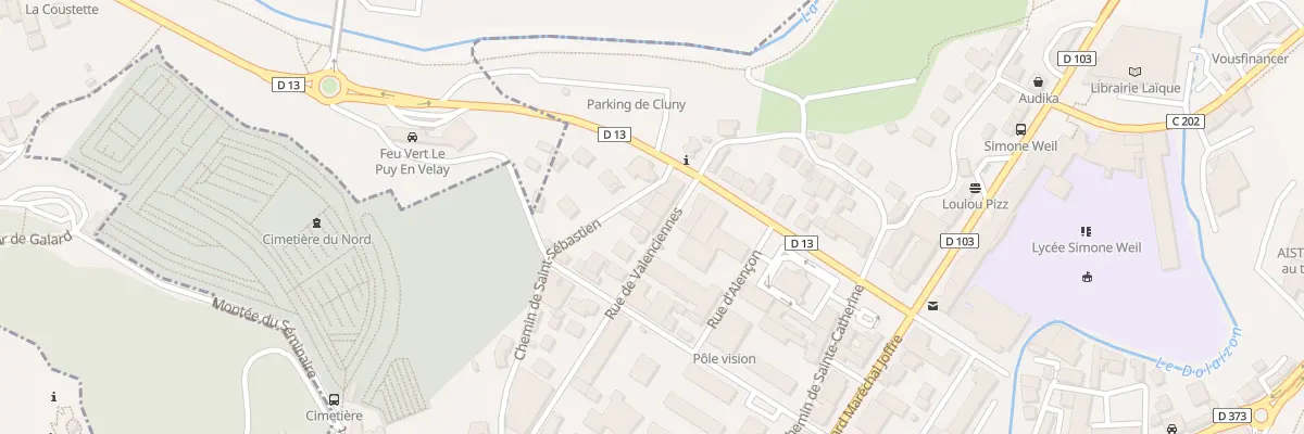 Plan du 21 Rue de Valenciennes au Puy-en-Velay