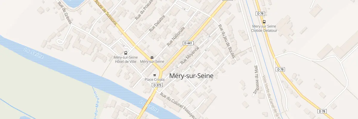 Plan du 14 Rue du Professeur Pinard à Méry-sur-Seine