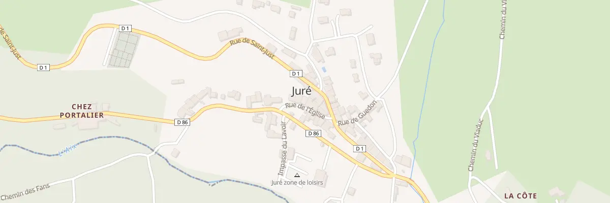 Plan du 5167 Le Bourg à Juré