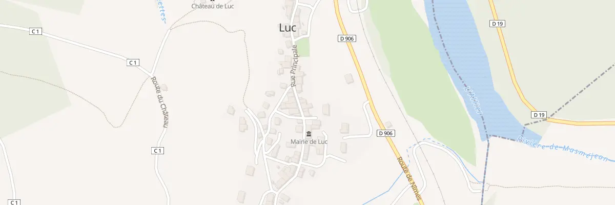 Plan du 5026 Luc Village à Luc