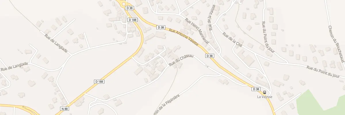 Plan du 21 Rue du Four Vieux au Puy-en-Velay