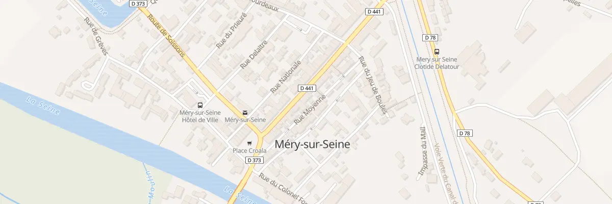 Plan du 24 Rue du Professeur Pinard à Méry-sur-Seine