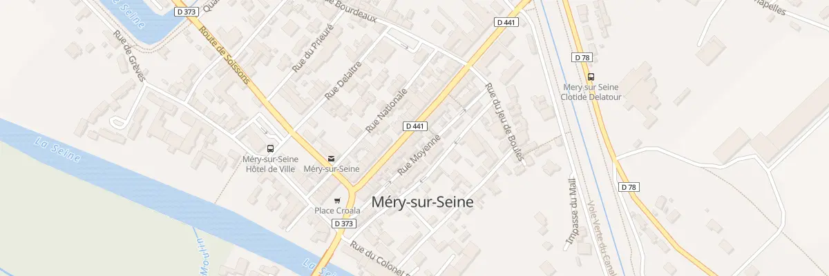 Plan du 26 Rue du Professeur Pinard à Méry-sur-Seine
