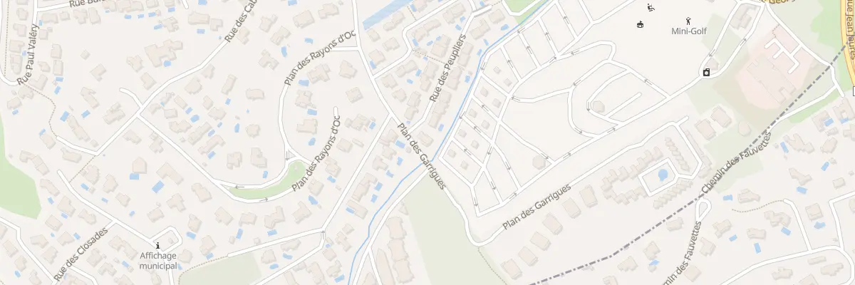 Plan du 39 Rue des Peupliers à Clapiers