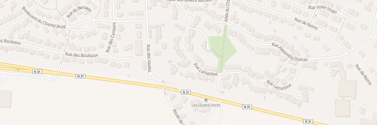 Plan du 34 Rue Lamartine à Muizon