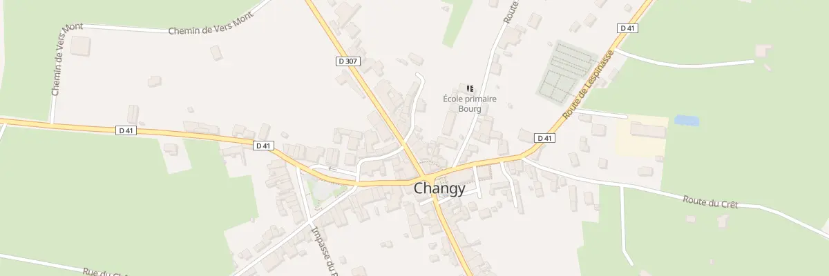 Plan du 15 Imp de l’Abattoir à Changy