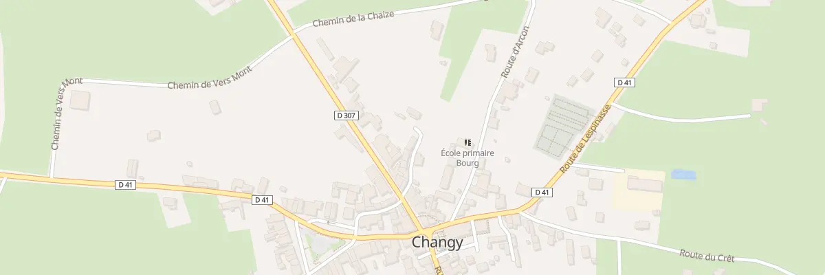 Plan du 56 Imp de l’Abattoir à Changy