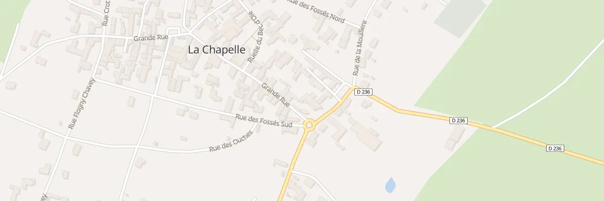 Plan du 33 Gr Grande Rue à Flogny-la-Chapelle