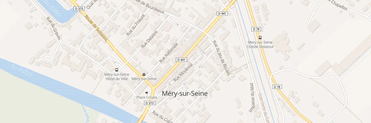 Plan du 32 Rue du Professeur Pinard à Méry-sur-Seine