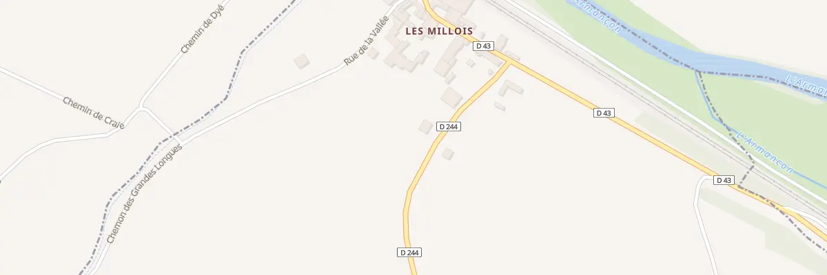 Plan du 8 Rue de Bernouil à Bernouil
