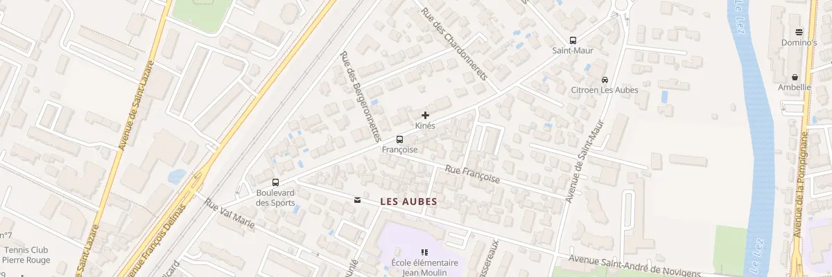 Plan du 28 Av Saint Maurice de Sauret à Montpellier
