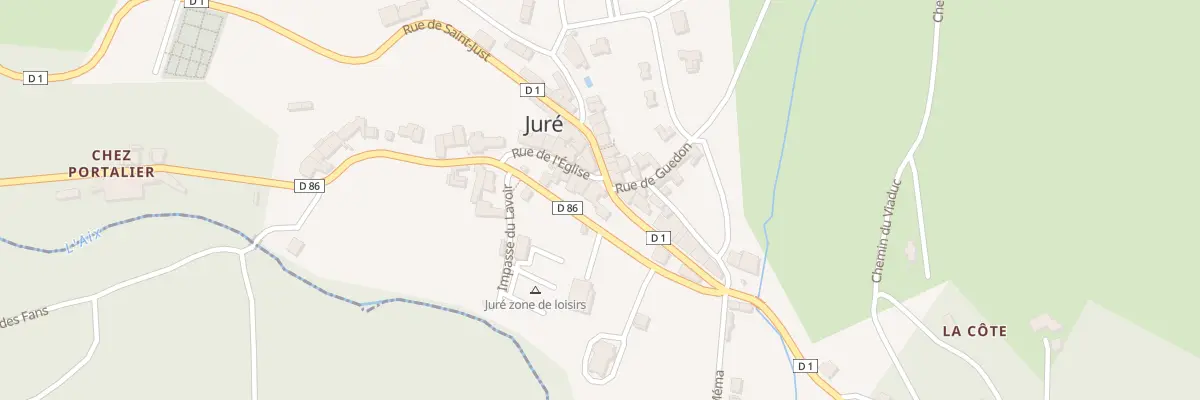 Plan du 5040 Le Bourg à Juré
