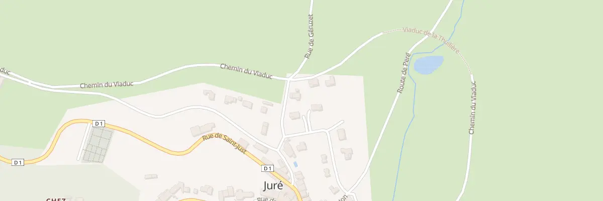 Plan du 66 Rue de Geruzet à Juré